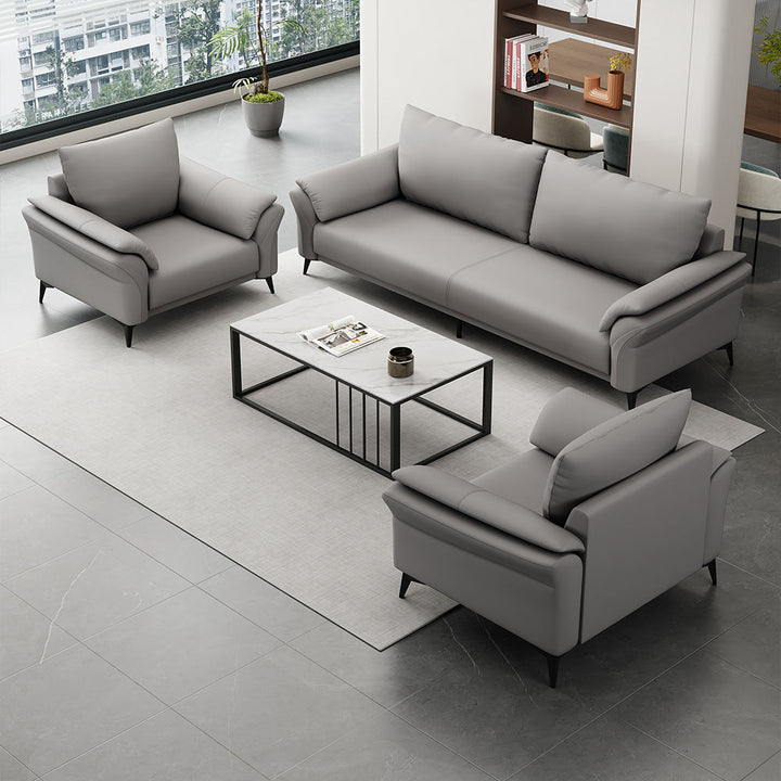 7 Seater Leather Corner Sofa