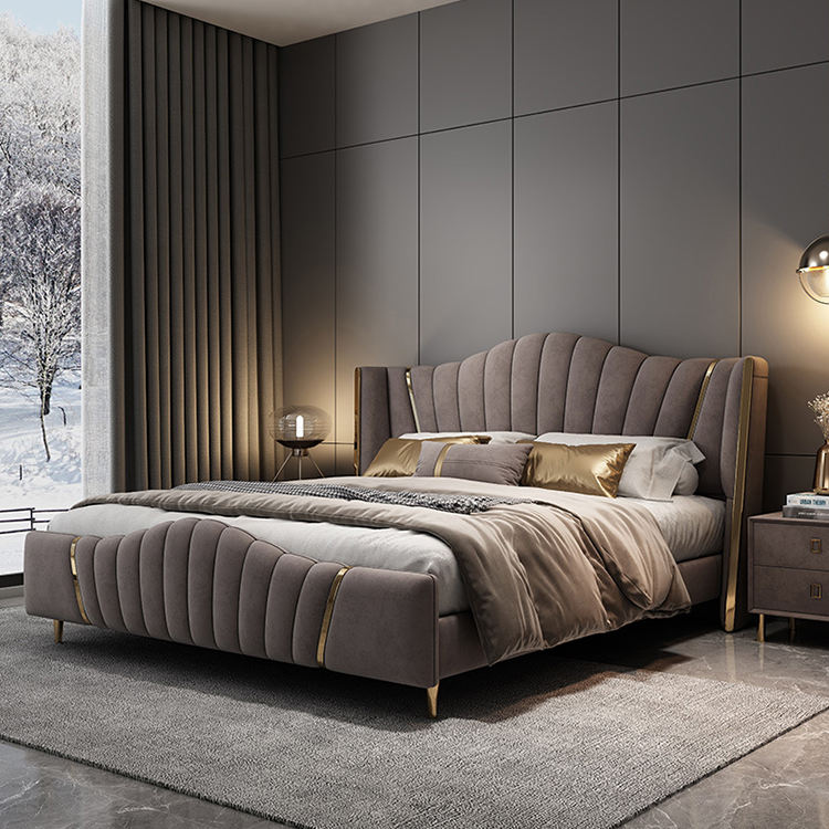 Velvet King Size Bedroom Set