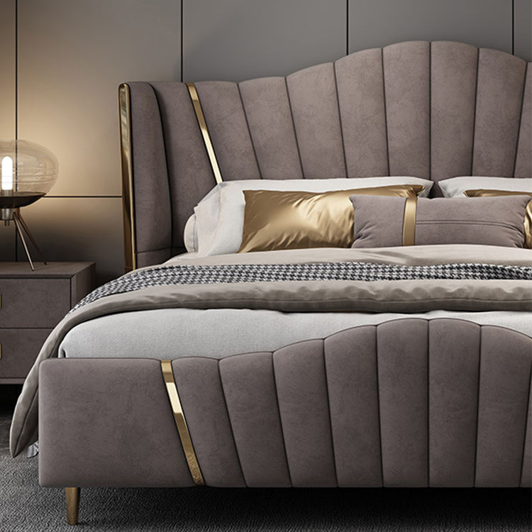 Velvet King Size Bedroom Set