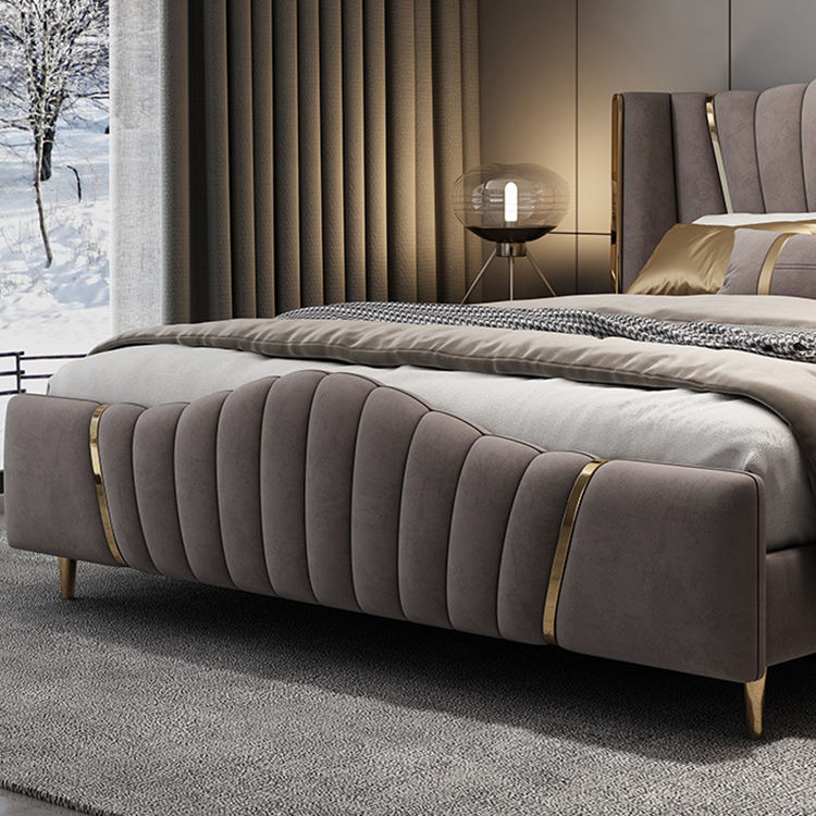 Velvet King Size Bedroom Set