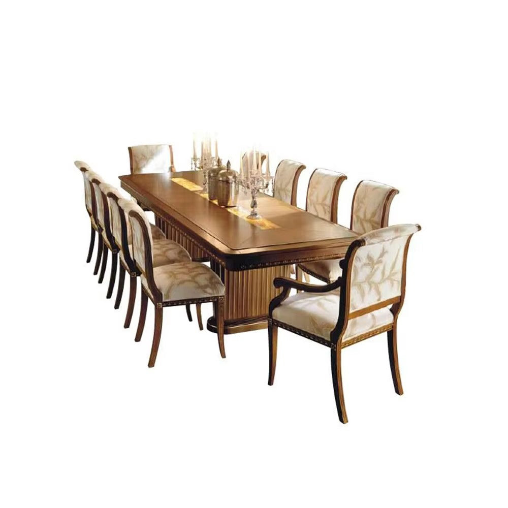 Velvet Upholstered 10 Seater