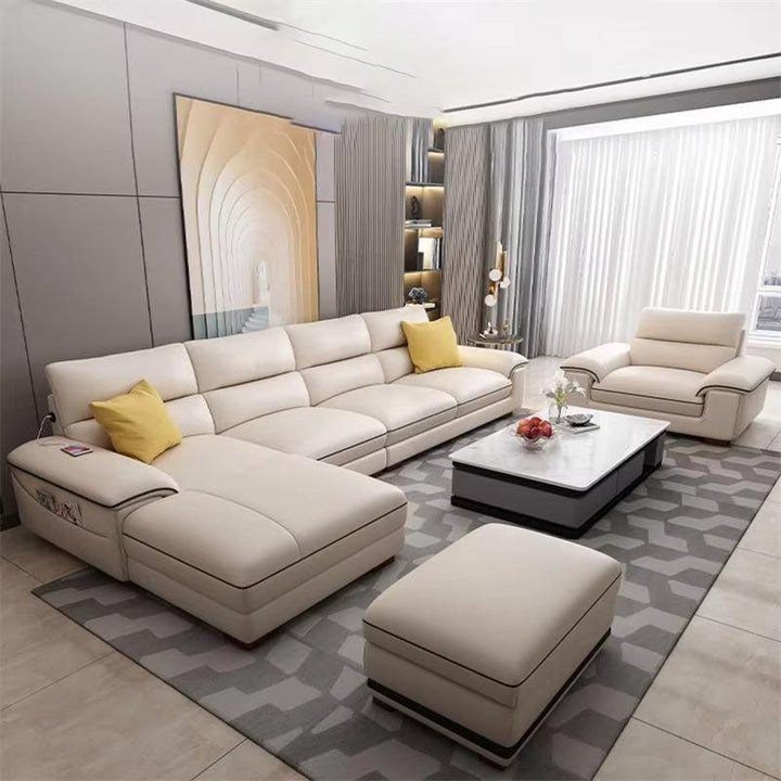 7 Seat L-Shape Recliner Sofa