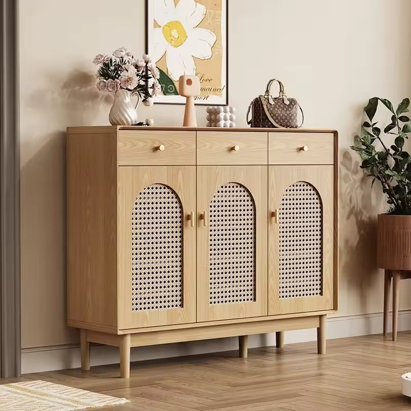 The Noir Woven Multi-Storage Cabinet
