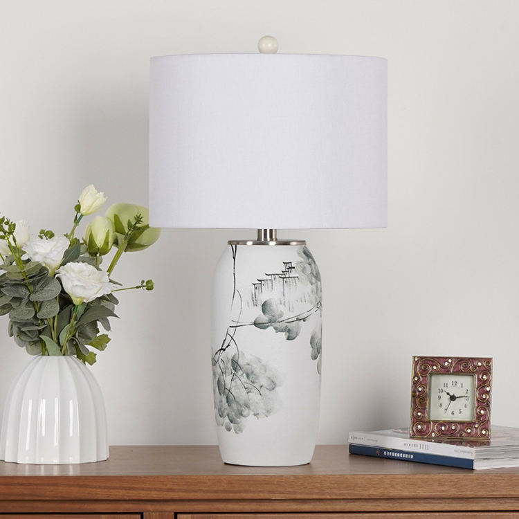 Tranquil Ceramic Bedside Lamp