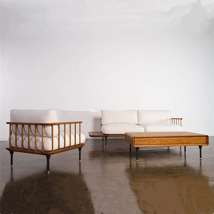 7 Seater Modern White Sofa