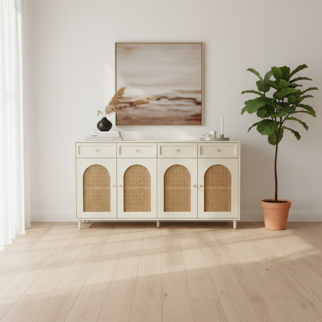 Rattan Sideboard Cabinet