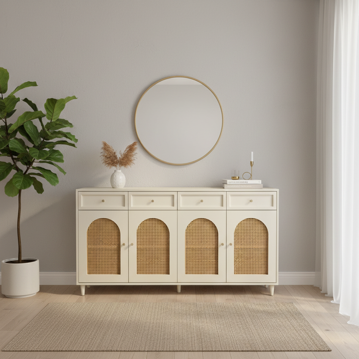Rattan Sideboard Cabinet