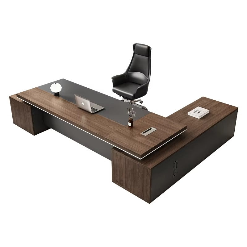 Sleek Modern Modular President Desk