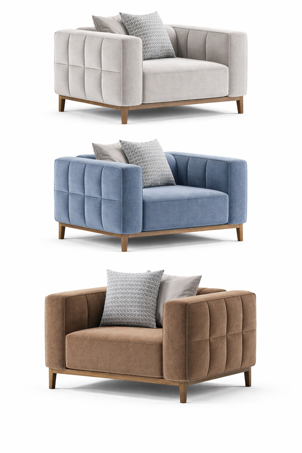 Premium Tufted 7-Seater Sofa (Armchair)