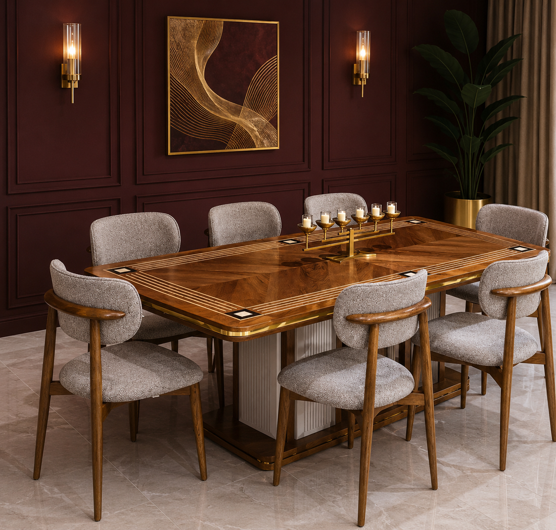 Royale Walnut Dining Set