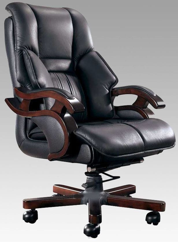 Executive Chair - Tan Leather High Back