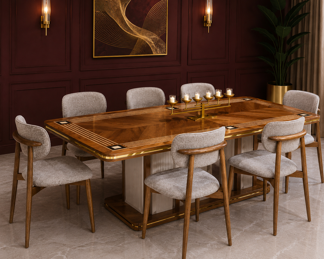 Royale Walnut Dining Set