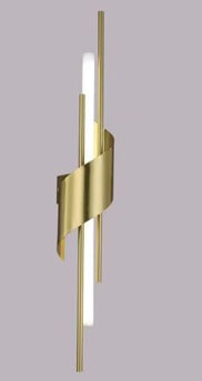 Wall Light - Gold Tube Design